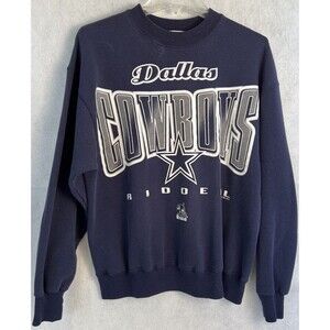 Vintage Dallas‎ Cowboys Riddle Sweatshirt Size L~NFL Football